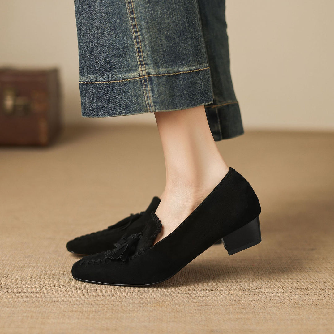 Tassora Fringe Loafers