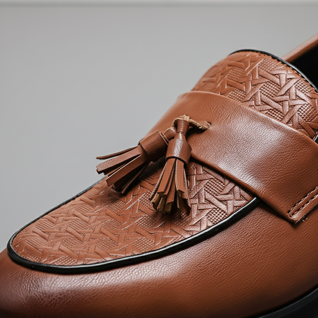 Covani Woven Tassel Loafer