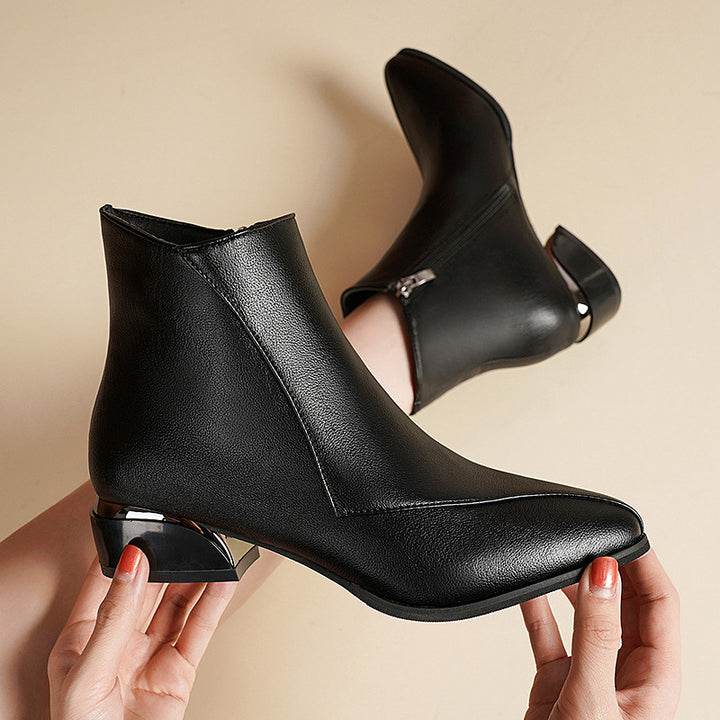 Faye Gilded Ankle Boots