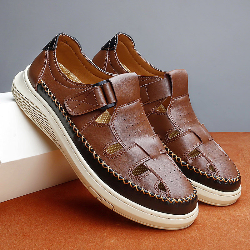 Gavino Leather Sandals