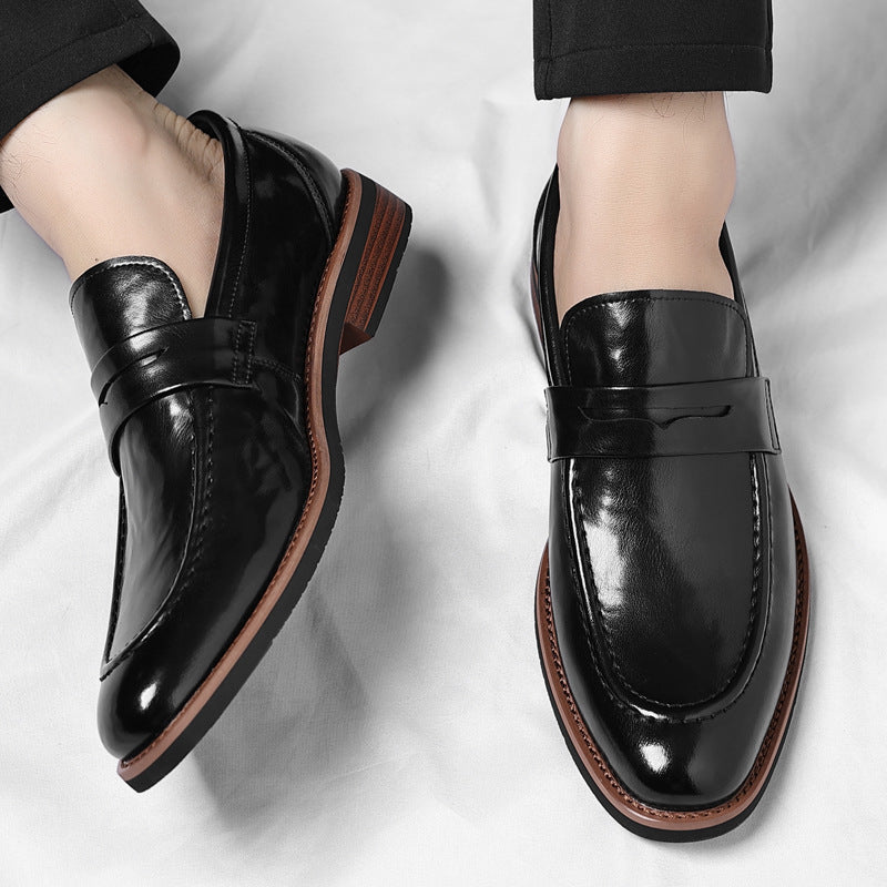 Marcello Burnished Penny Loafers