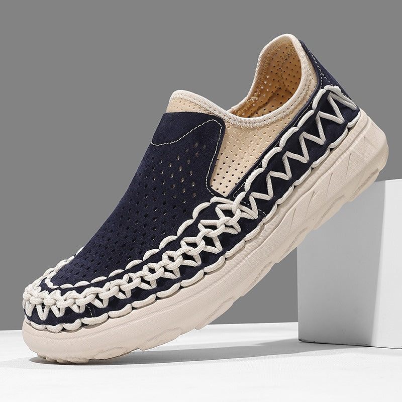 Adriano Hand-Woven Slip-Ons