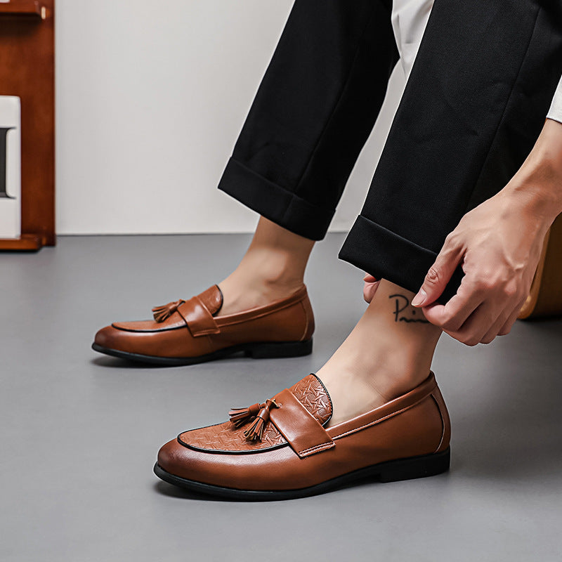 Covani Woven Tassel Loafer
