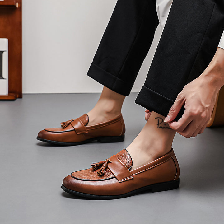 Covani Woven Tassel Loafer
