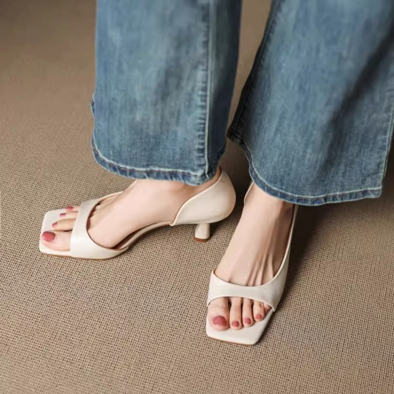 Levara Open Toe Stiletto Mules