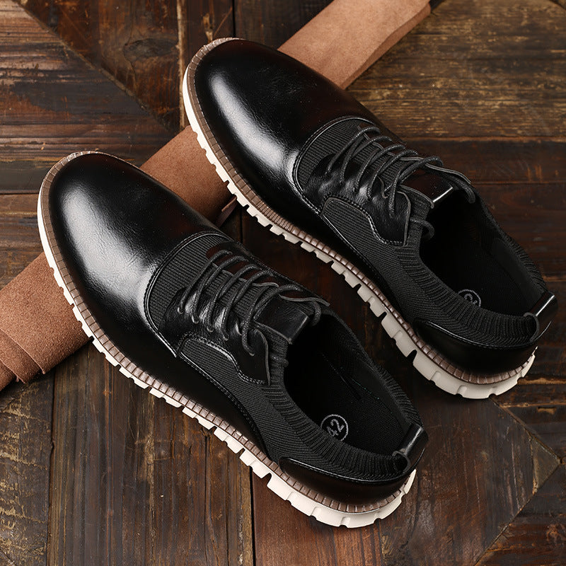 Avenza Leather Dress Sneakers