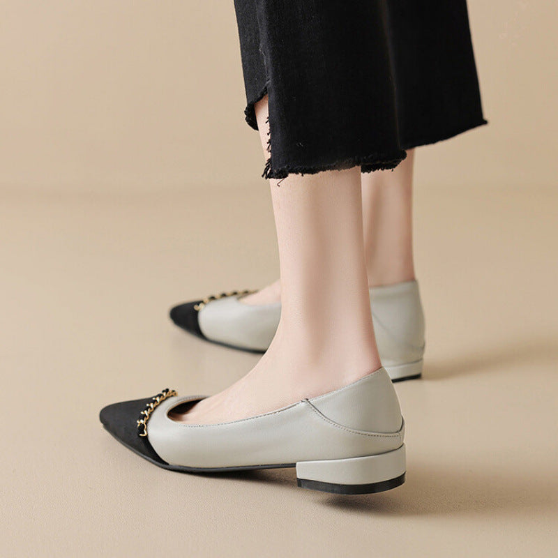 Aveline Pointed-Toe Flats