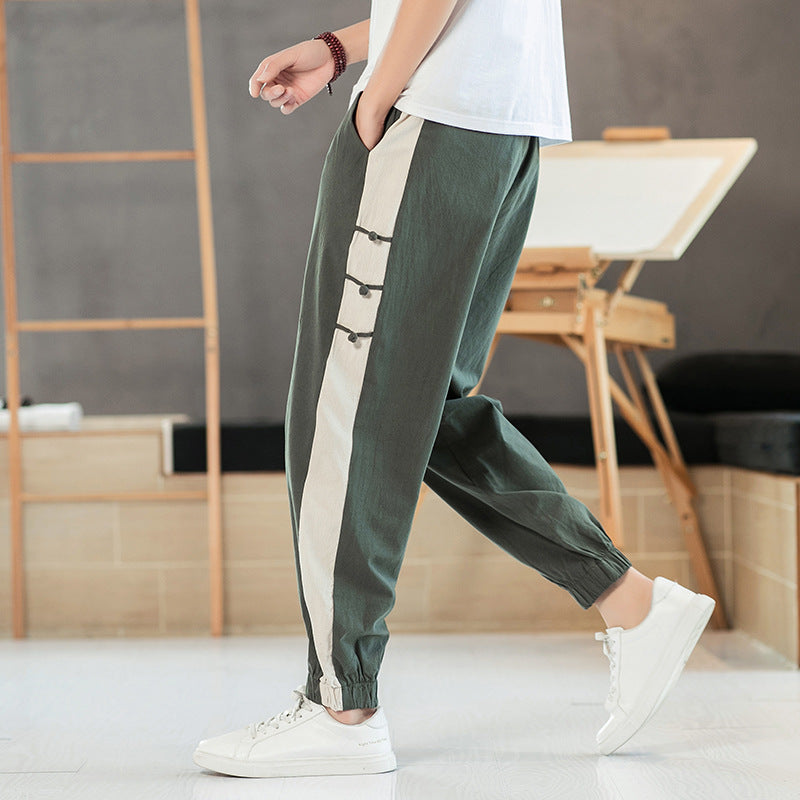 Osaka Toggle Linen Joggers