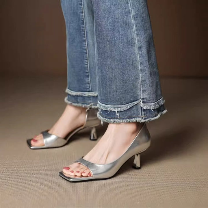 Levara Open Toe Stiletto Mules