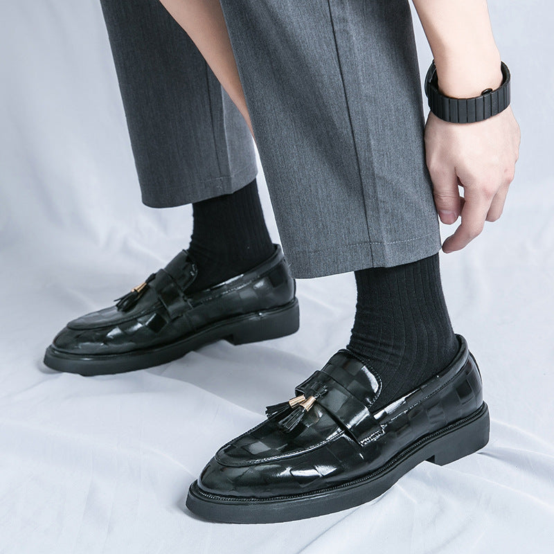 Dalton Embossed Tassel Loafers