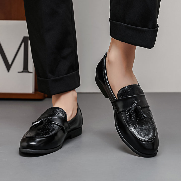 Covani Woven Tassel Loafer