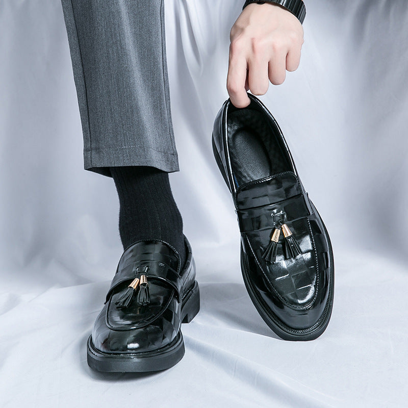 Dalton Embossed Tassel Loafers