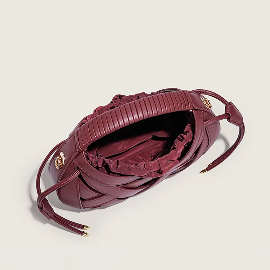 Brienna Lattice Bucket Bag