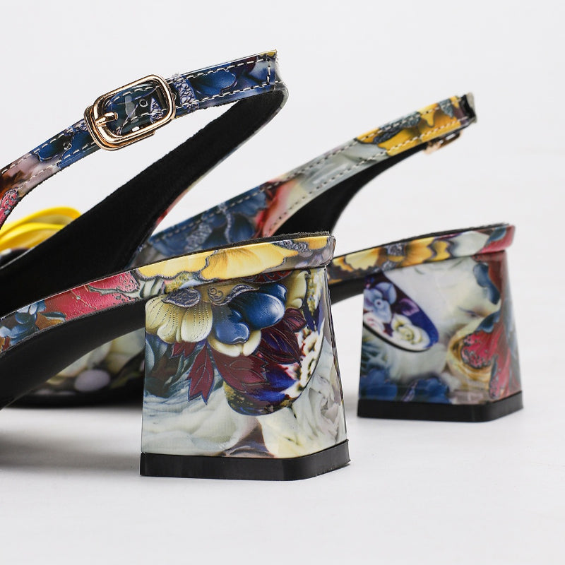 Ariela Botanical Bow Mules