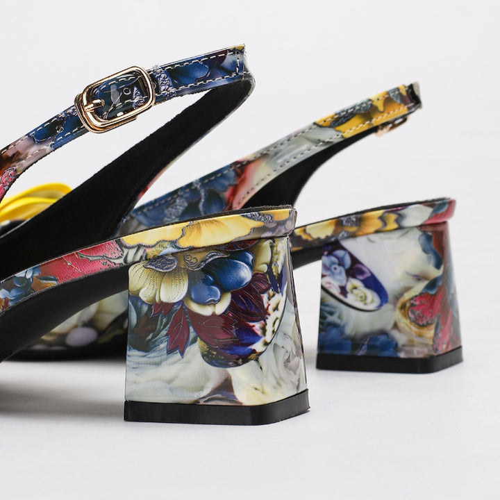 Ariela Botanical Bow Mules