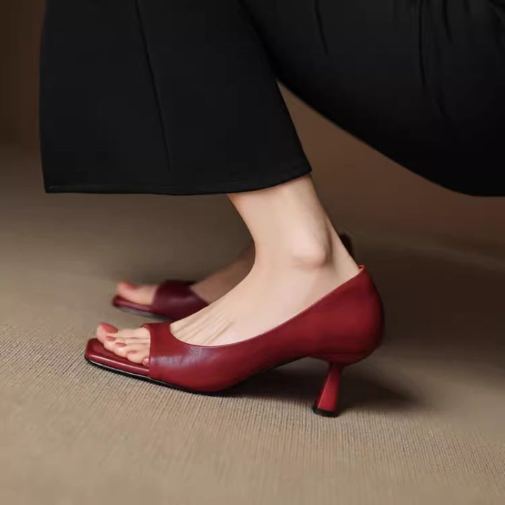 Levara Open Toe Stiletto Mules