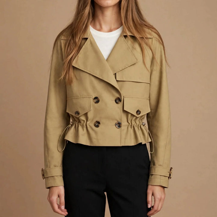 Annecy Cropped Trench Coat