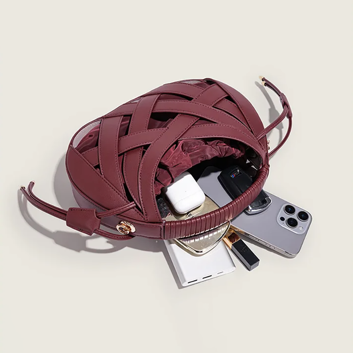 Brienna Lattice Bucket Bag