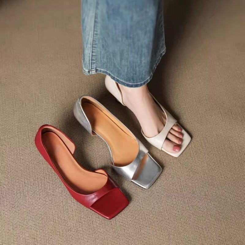 Levara Open Toe Stiletto Mules