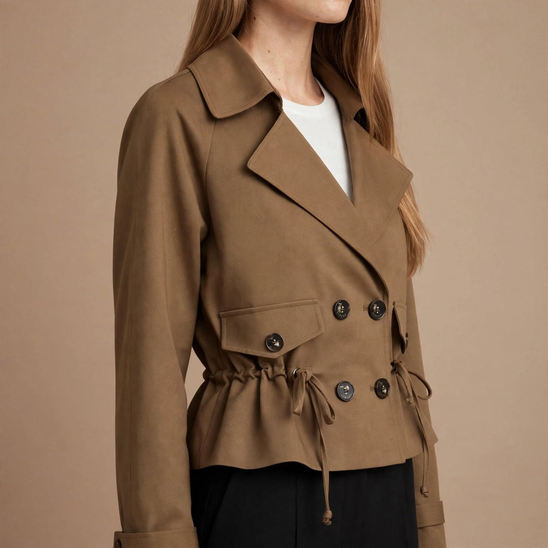 Annecy Cropped Trench Coat