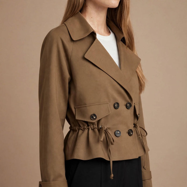 Annecy Cropped Trench Coat