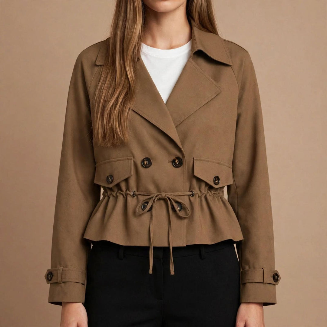 Annecy Cropped Trench Coat