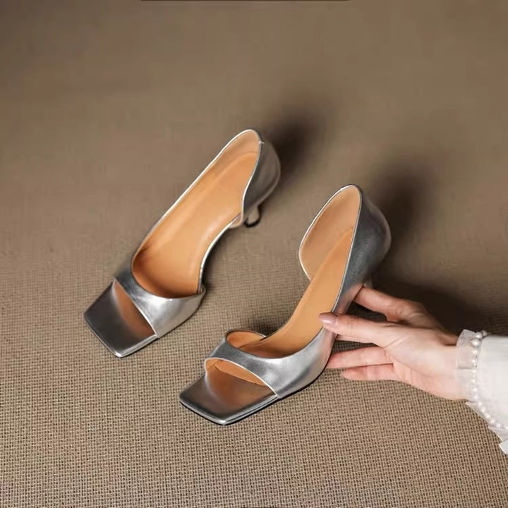 Levara Open Toe Stiletto Mules