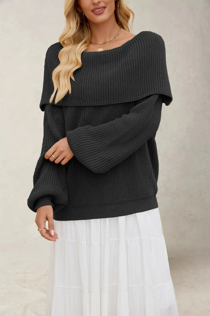 Onda Wide Collar Sweater