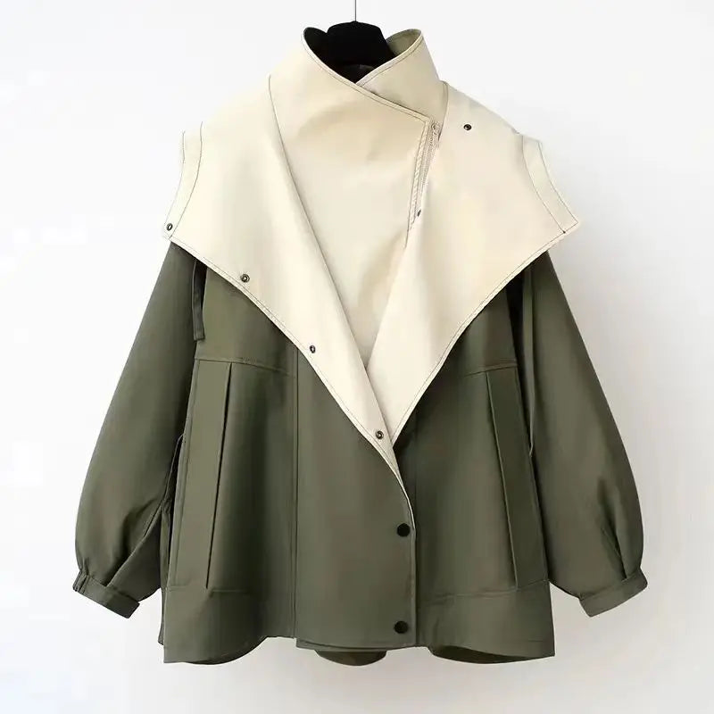 Elara Two-Tone Windbreaker