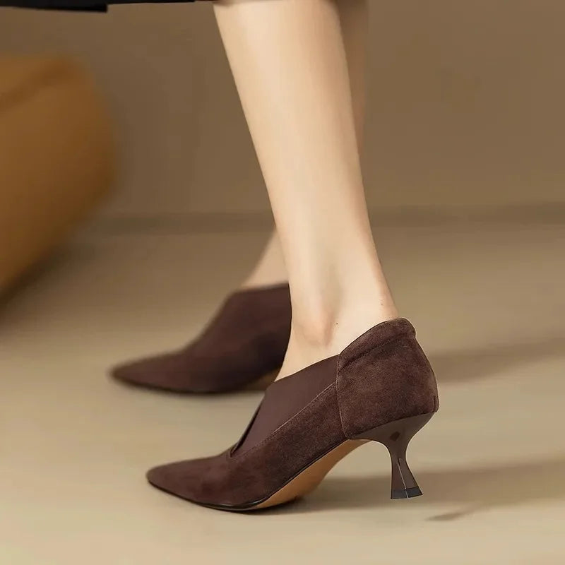 Valore Suede Heels