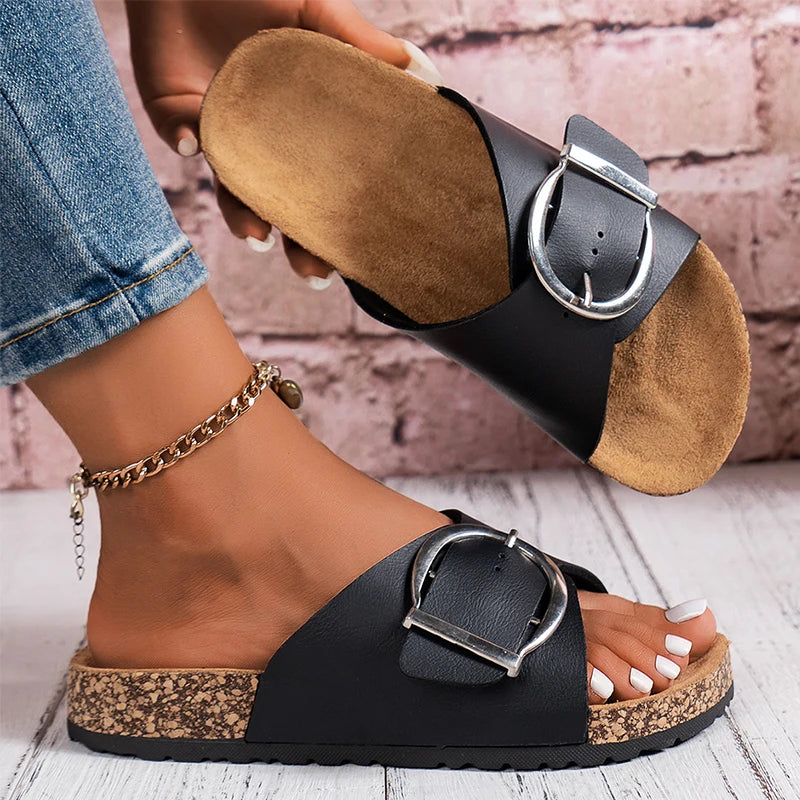 Bijou Buckle Mules