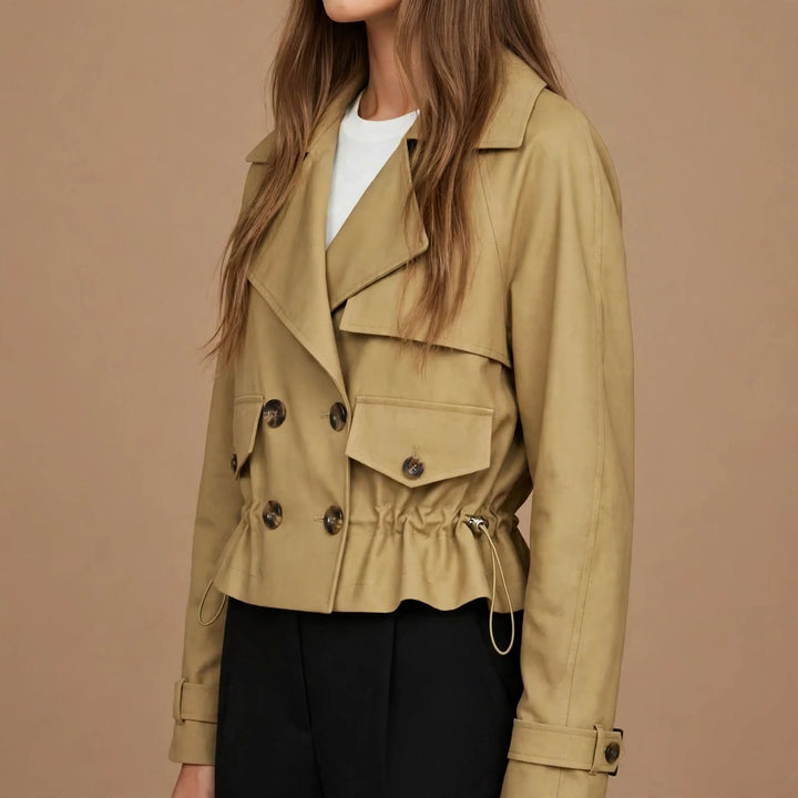 Annecy Cropped Trench Coat