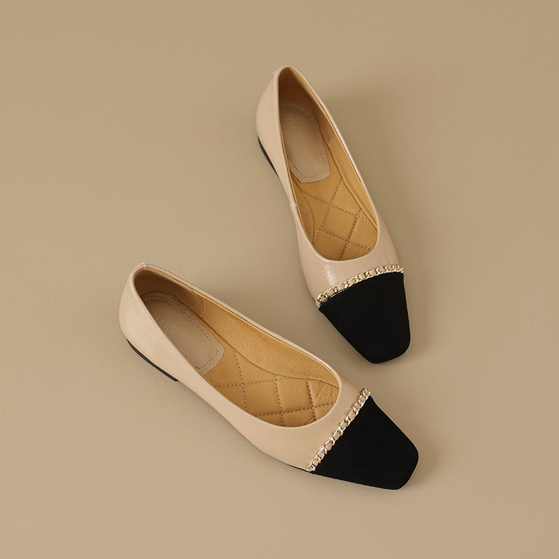Valentina Soft Leather Flats