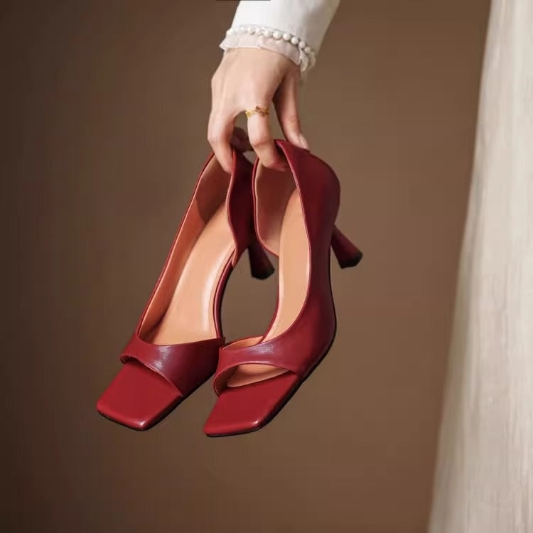 Levara Open Toe Stiletto Mules