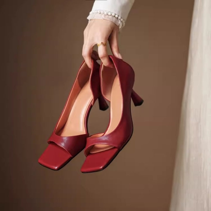 Levara Open Toe Stiletto Mules