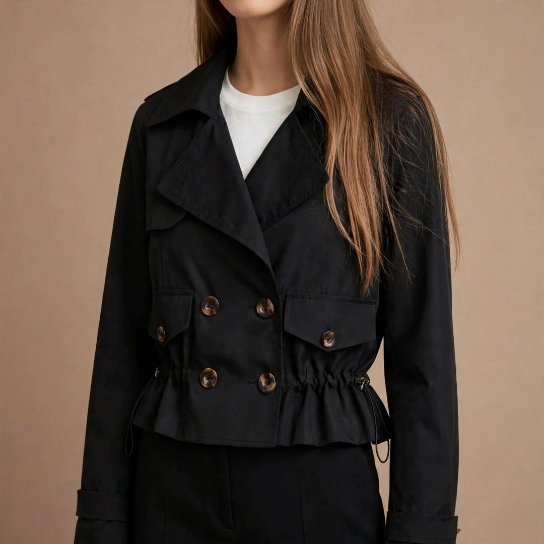 Annecy Cropped Trench Coat