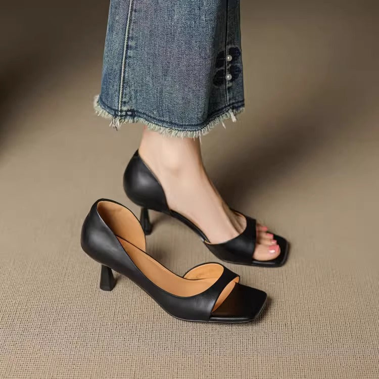 Levara Open Toe Stiletto Mules