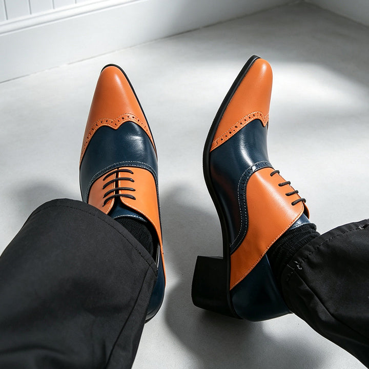 Portofino Block-Heel Brogues
