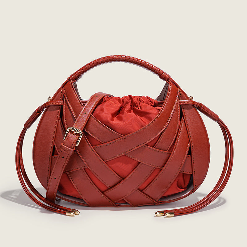 Brienna Lattice Bucket Bag