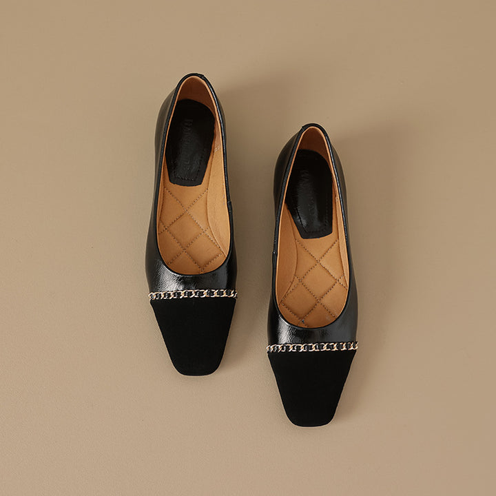 Valentina Soft Leather Flats