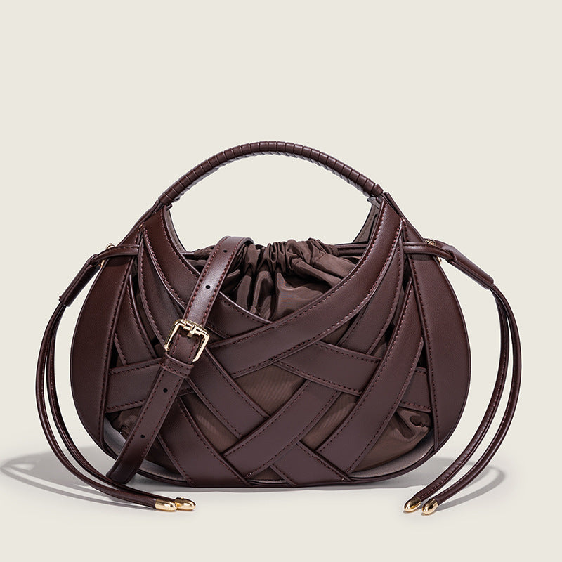 Brienna Lattice Bucket Bag