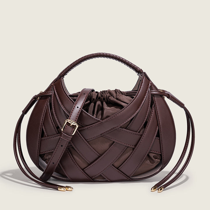 Brienna Lattice Bucket Bag