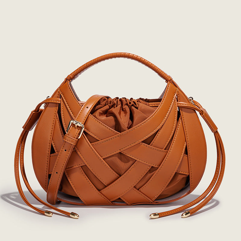 Brienna Lattice Bucket Bag