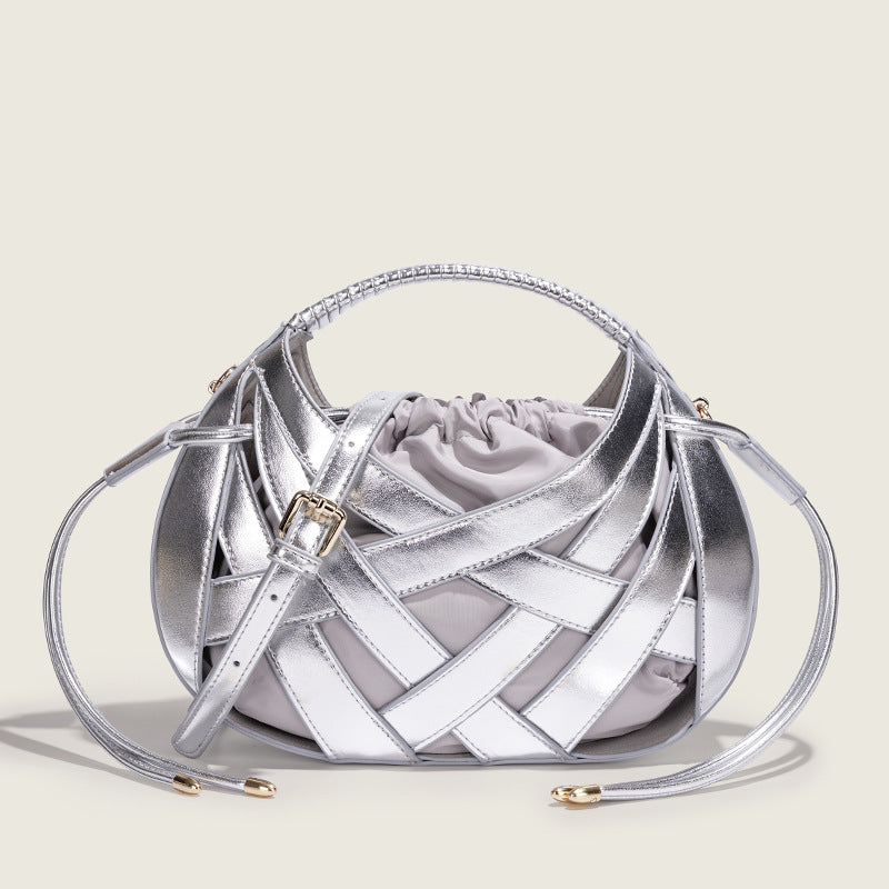 Brienna Lattice Bucket Bag