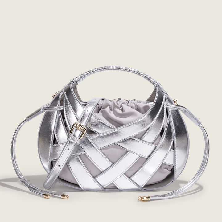 Brienna Lattice Bucket Bag