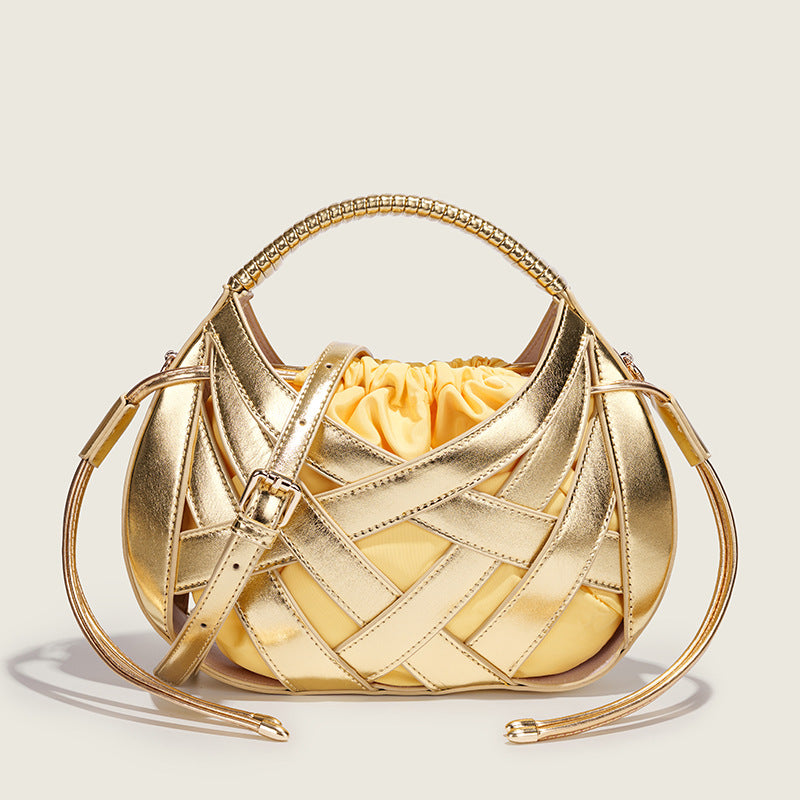 Brienna Lattice Bucket Bag