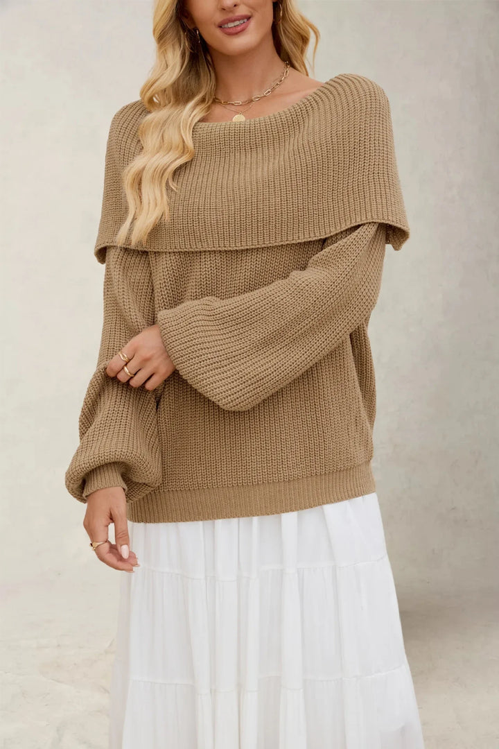 Onda Wide Collar Sweater