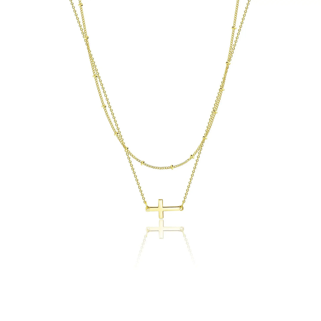 Avery Cross Necklace