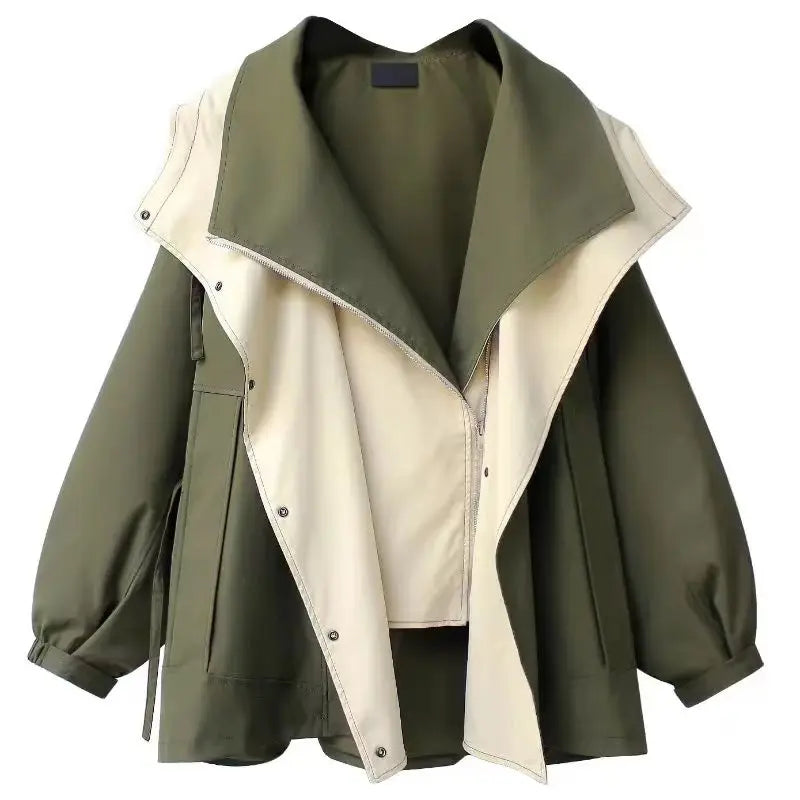 Elara Two-Tone Windbreaker