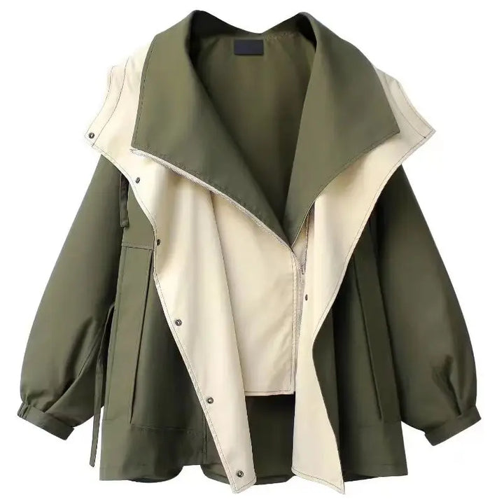 Elara Two-Tone Windbreaker